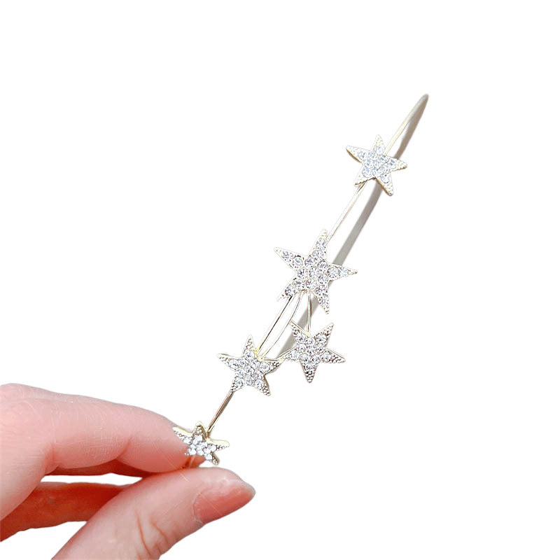 Banda Para El Cabello De Aleación De Diamante Estrella al por mayor