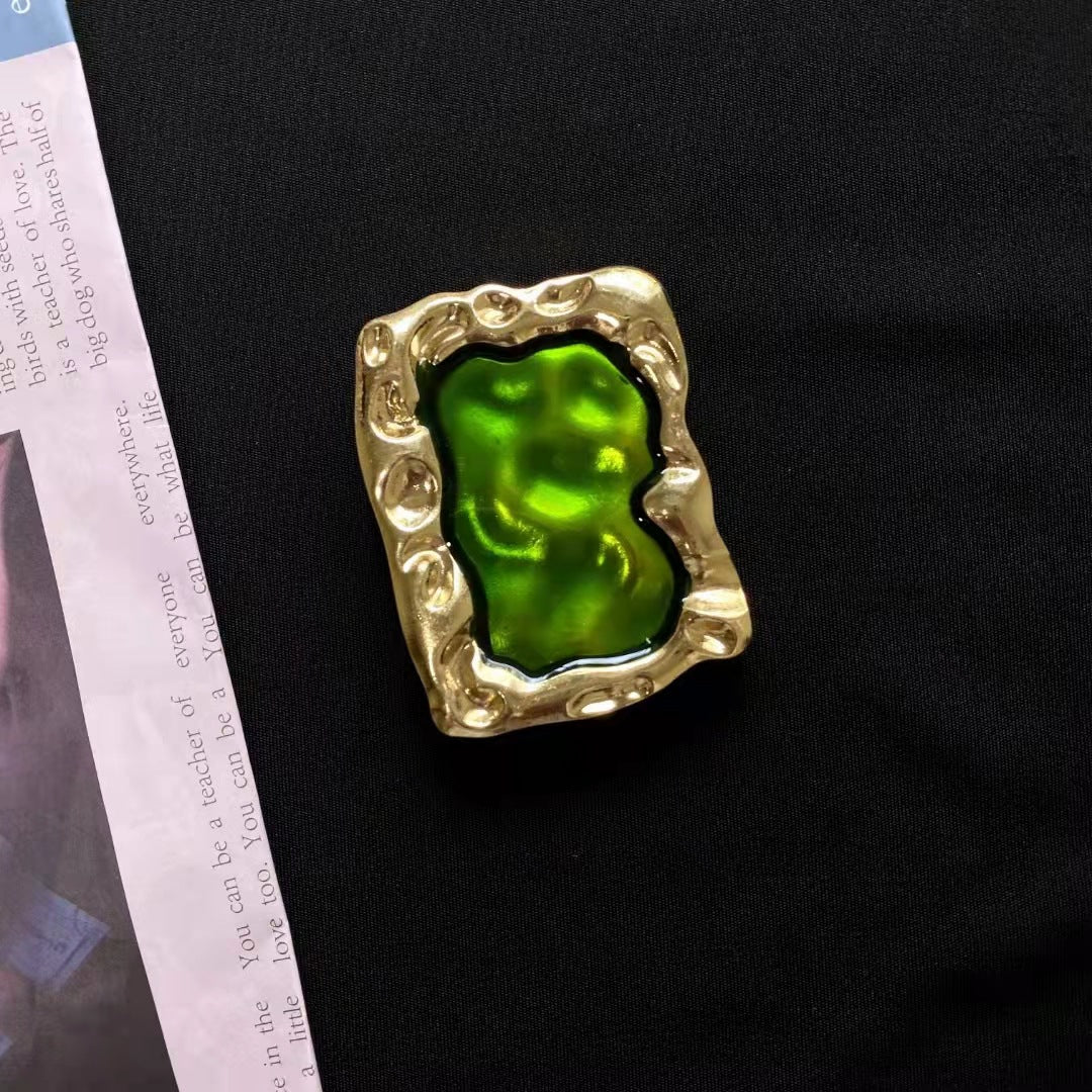 Wholesale Metal Gem Retractable Air Cushion Mobile Phone Holder