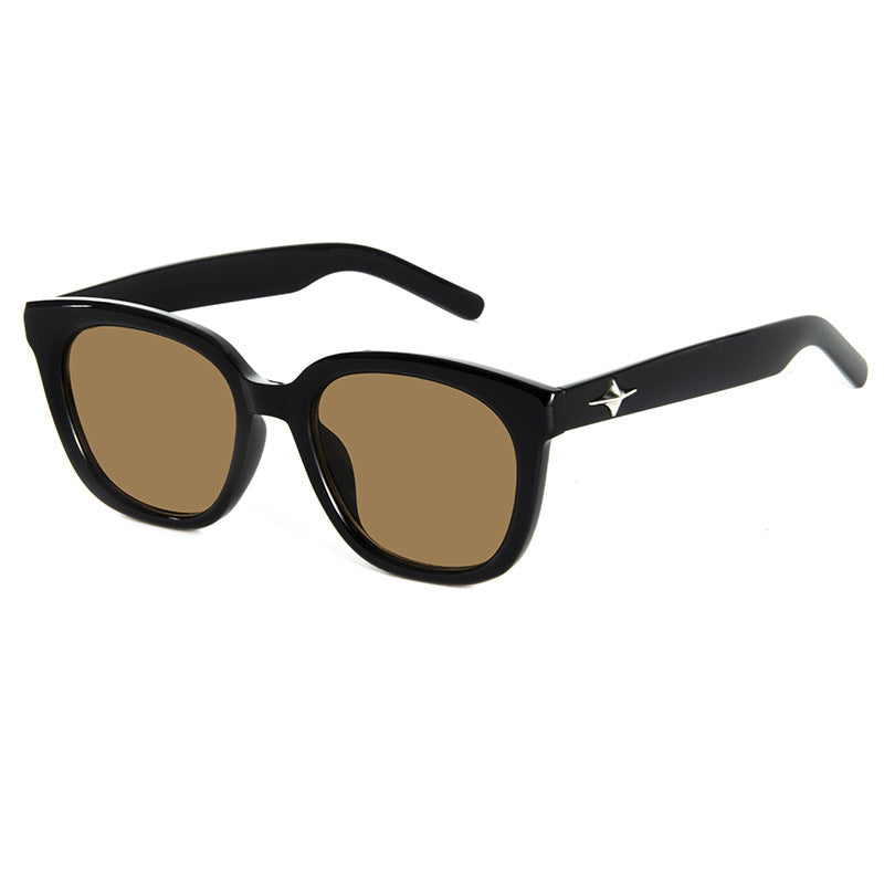 Wholesale Square Simple Thick Frame PC Sunglasses