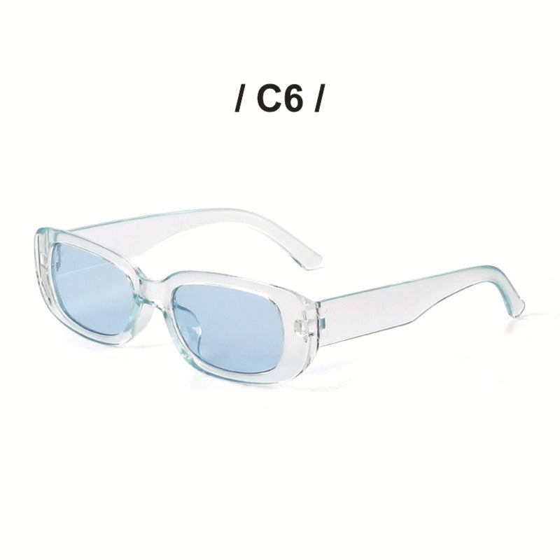 Wholesale PC Ladies Retro Small Frame Square Color Changing Sunglasses