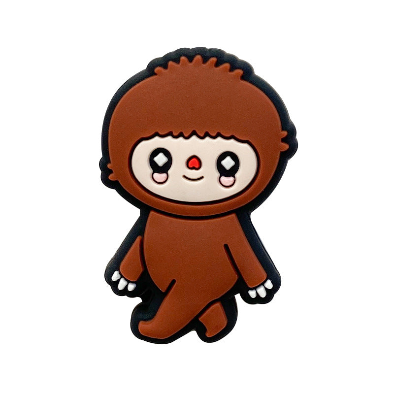 Cuentas molares de dibujos molares de silicona de 10 piezas al por mayor Diy cuentas sueltas