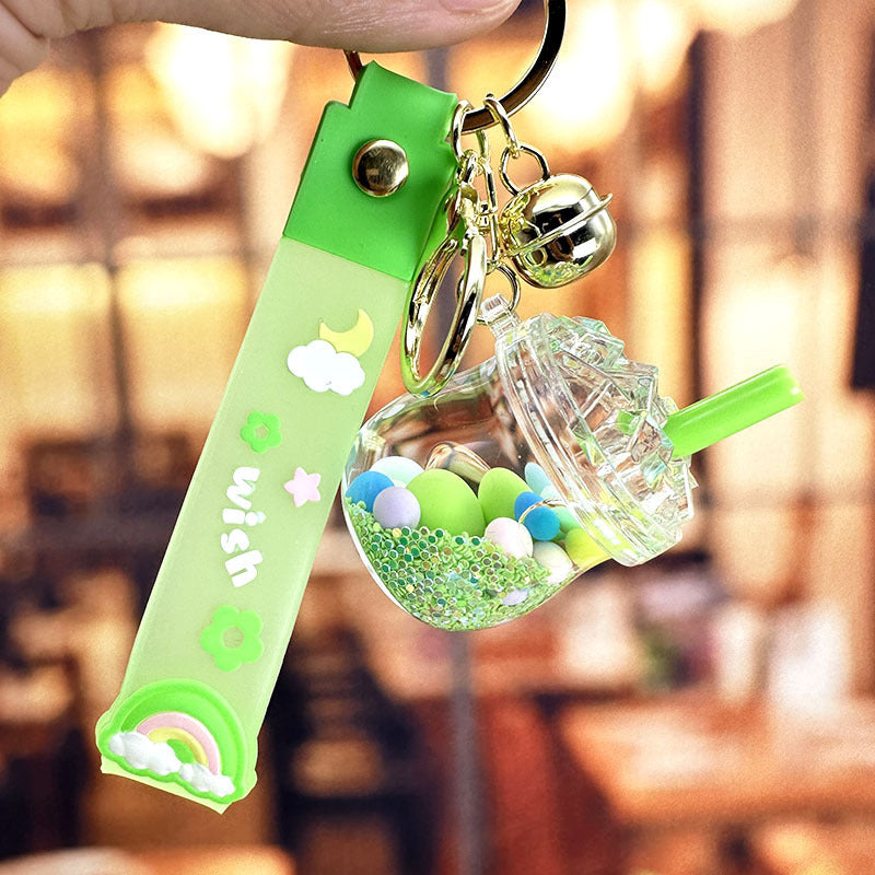 Llaves de plástico de té de leche de color al por mayor de aceite