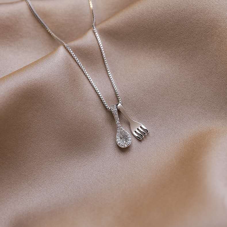 Wholesale Fork Spoon Alloy Necklaces