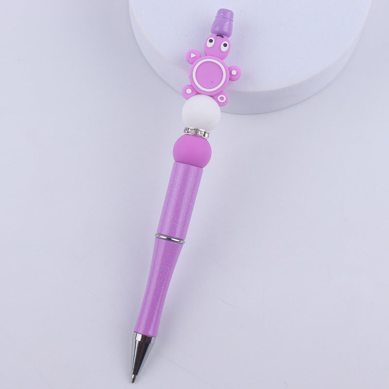 Wholesale Cartoon Animal Silicone Handmade Beadable Pens