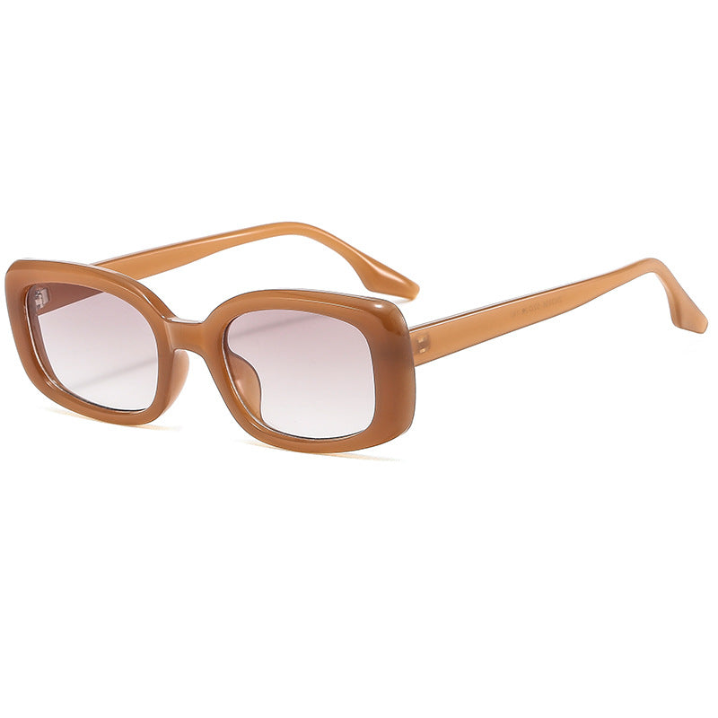 Wholesale Transparent Brown PC Women's Sunglasses