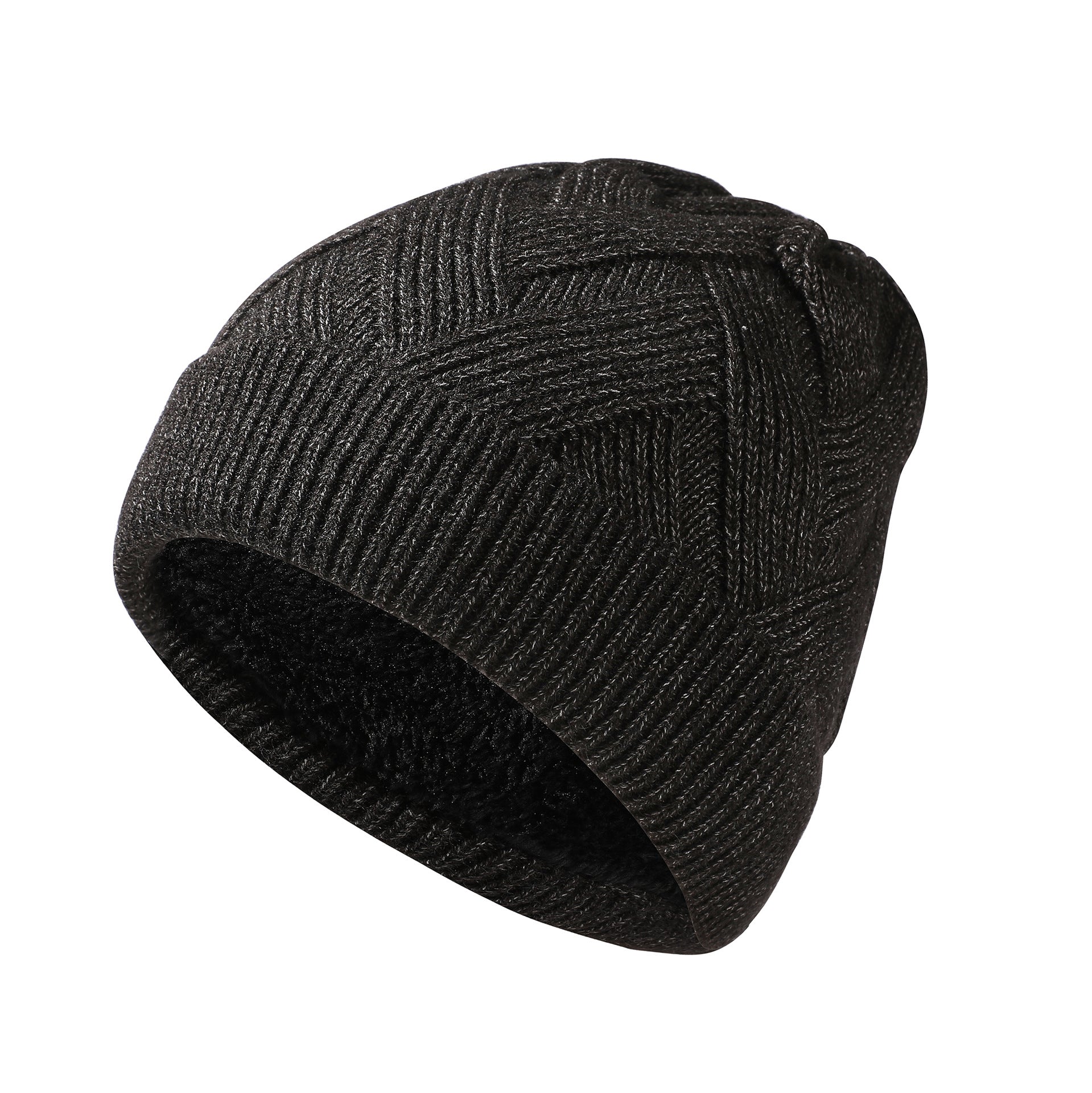 Wholesale Winter Thickened Twill Knitted Wool Hats