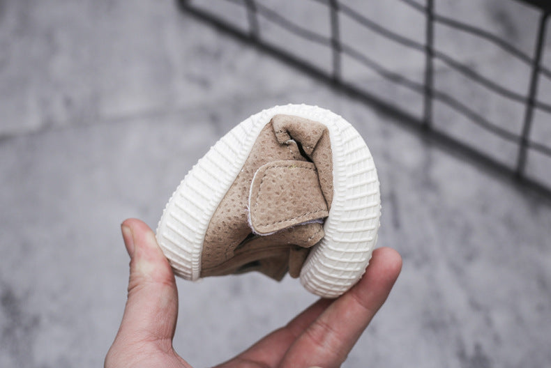 Wholesale Kids Synthetic Leather Velcro Sandals