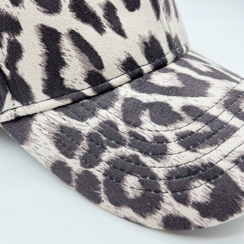 Gorra De Béisbol Grande De Algodón De Leopardo al por mayor