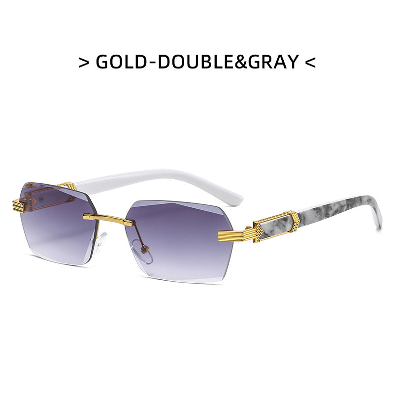 Wholesale PC Ocean Film Gradient Square Sunglasses