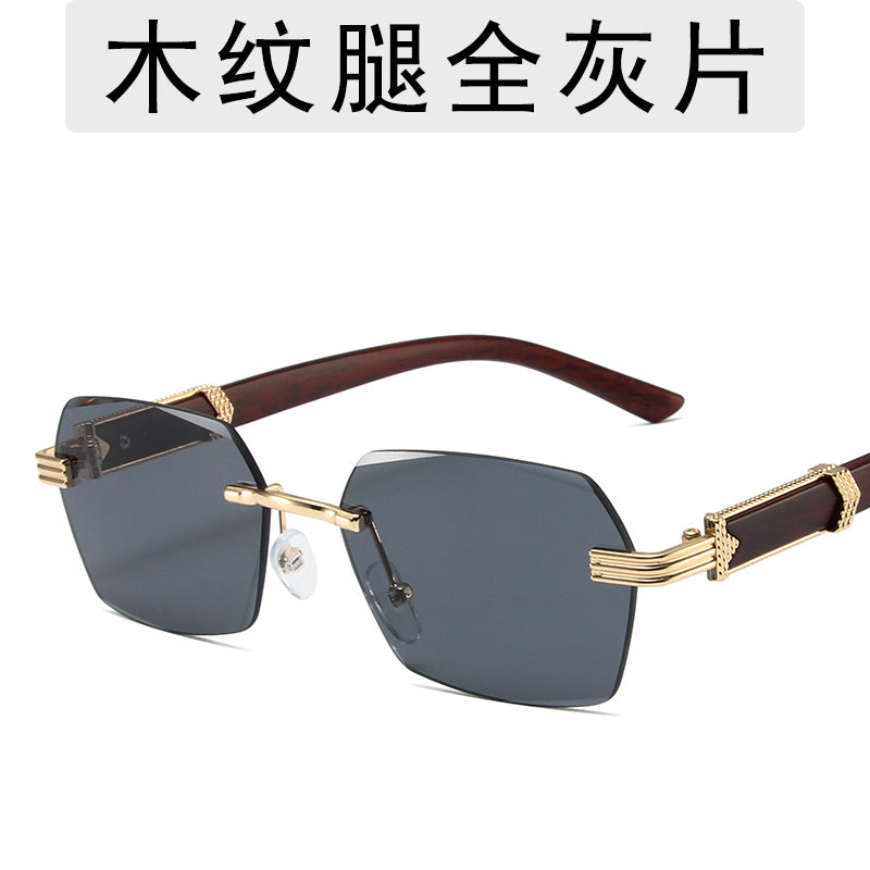Wholesale PC Ocean Film Gradient Square Sunglasses