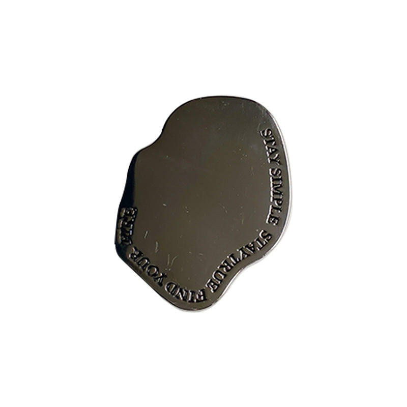 Soporte para teléfono móvil con airbag de escritorio retráctil de pasta de espejo de metal al por mayor