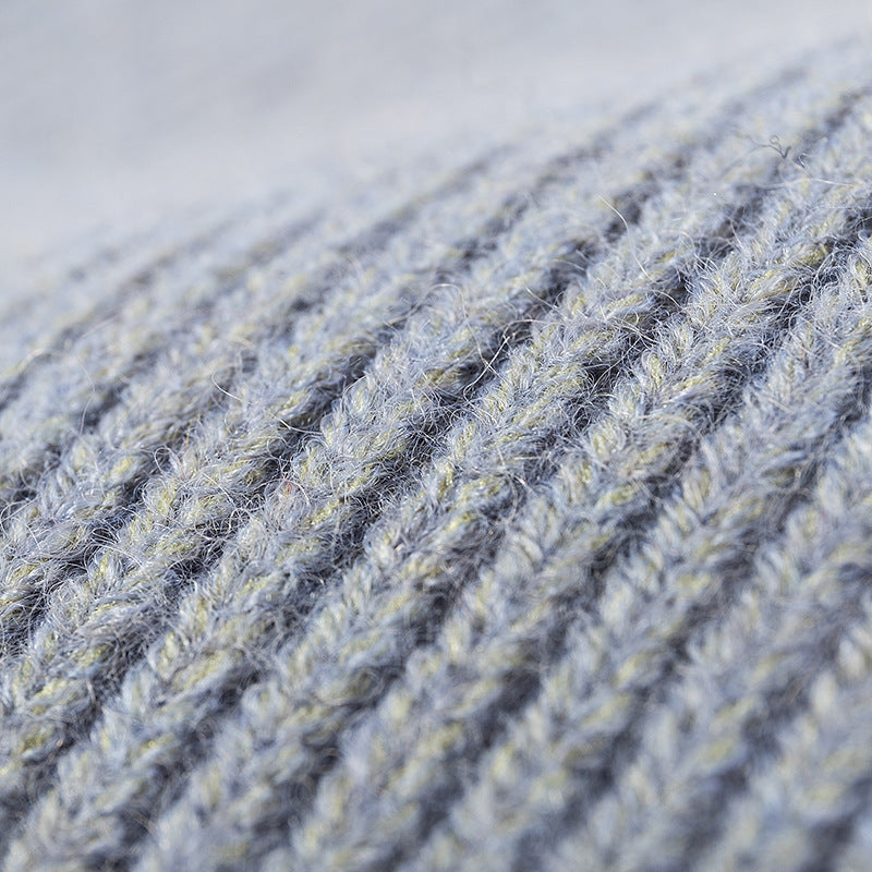 Wholesale of Fashionable Cold Hats with Large Head and Thick Wool Knitted Hats