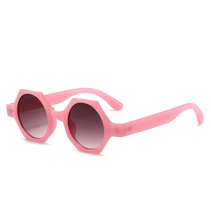 Wholesale Polygonal Corner Rice Nail UV-proof PC Sunglasses