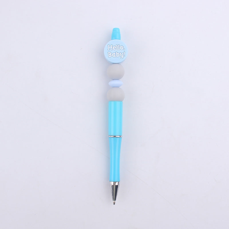 Wholesale Cartoon Baby Round Silicone DIY Bead Pen