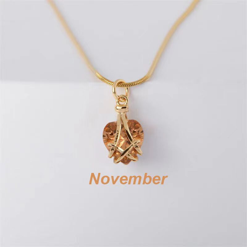 Collar De Amor De Castillo De Diamantes De Aleación Al Por Mayor