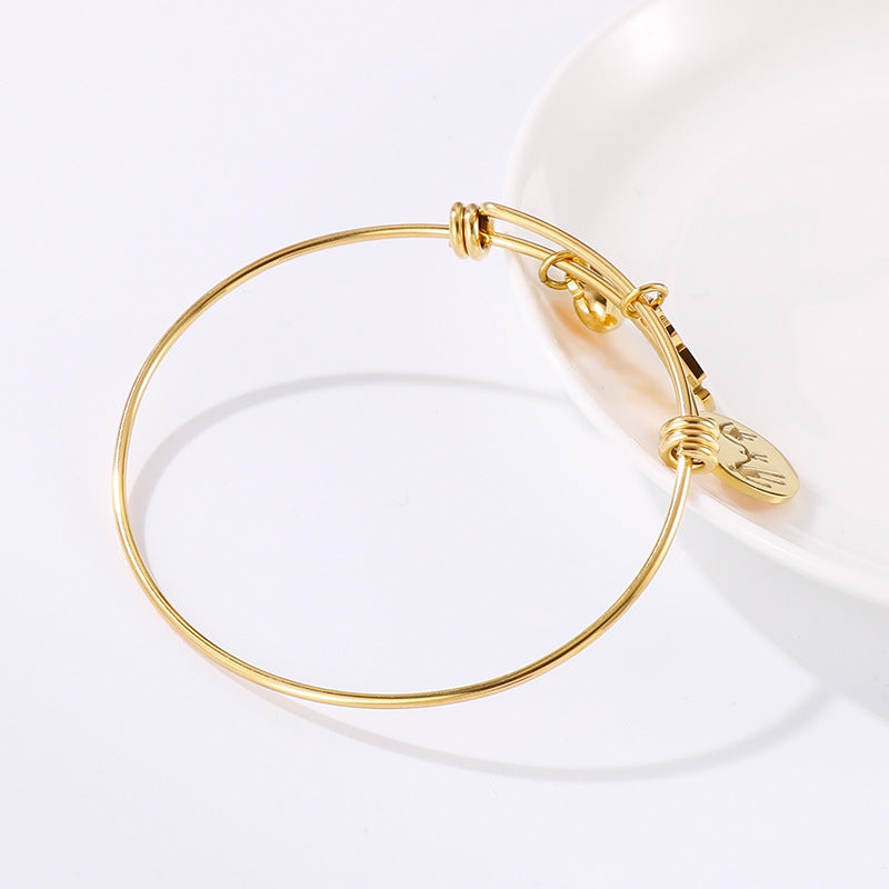 Pulsera de acero inoxidable al por mayor Día de la Madre Día de la Madre