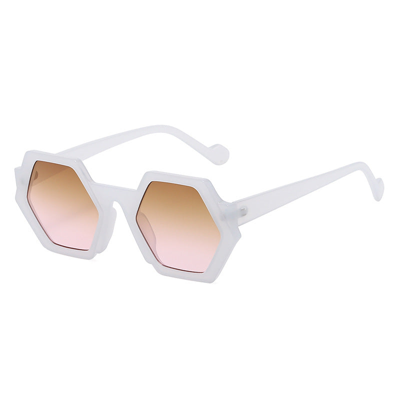 Wholesale Personalized Polygon PU Sunglasses