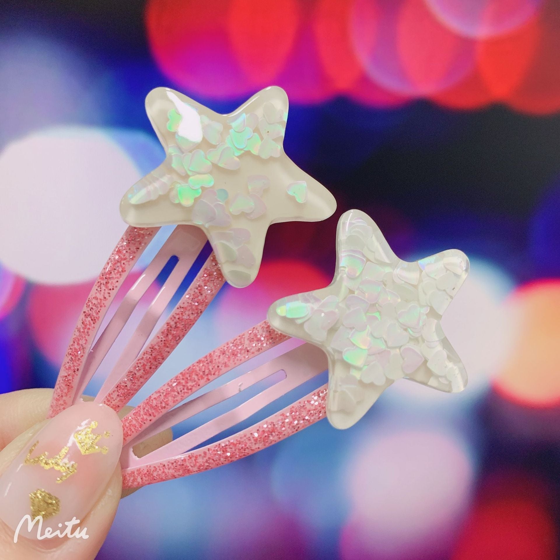 Wholesale 5cm Sequin Hair Clip Kids Gift Set