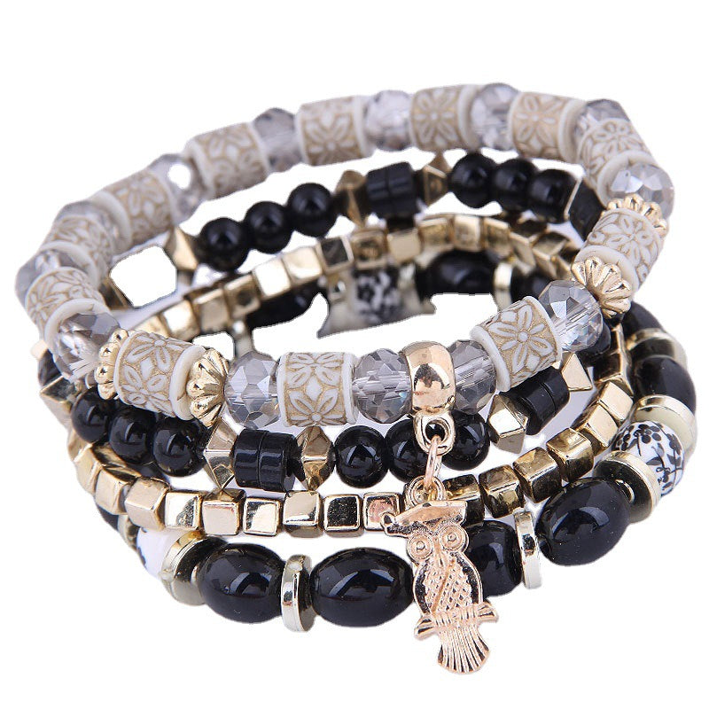 Venta al por mayor Pulsera De Aleación De Búho De Metal