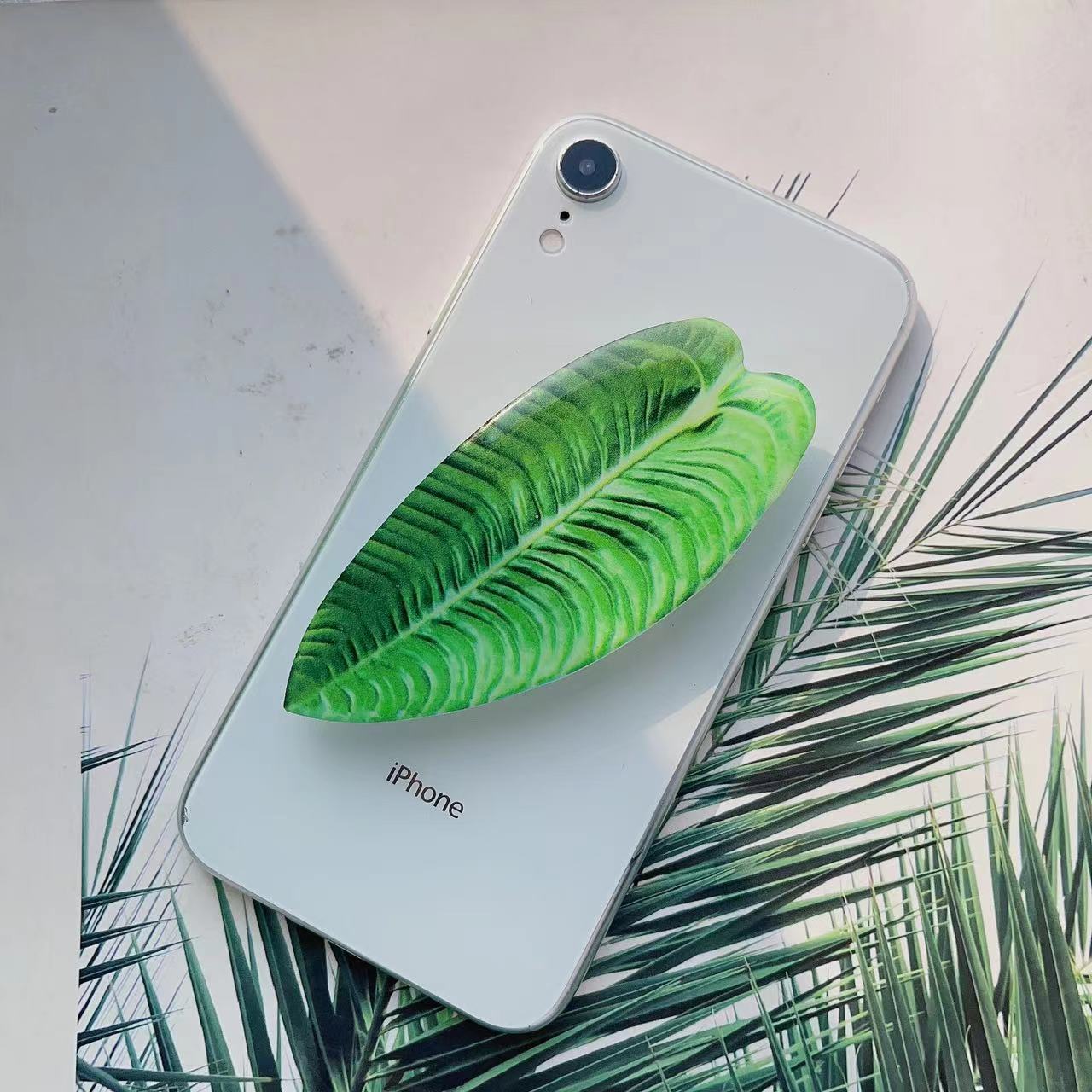 Titular de bolsa de aire para teléfono móvil de hoja acrílica con forma de epoxi al por mayor