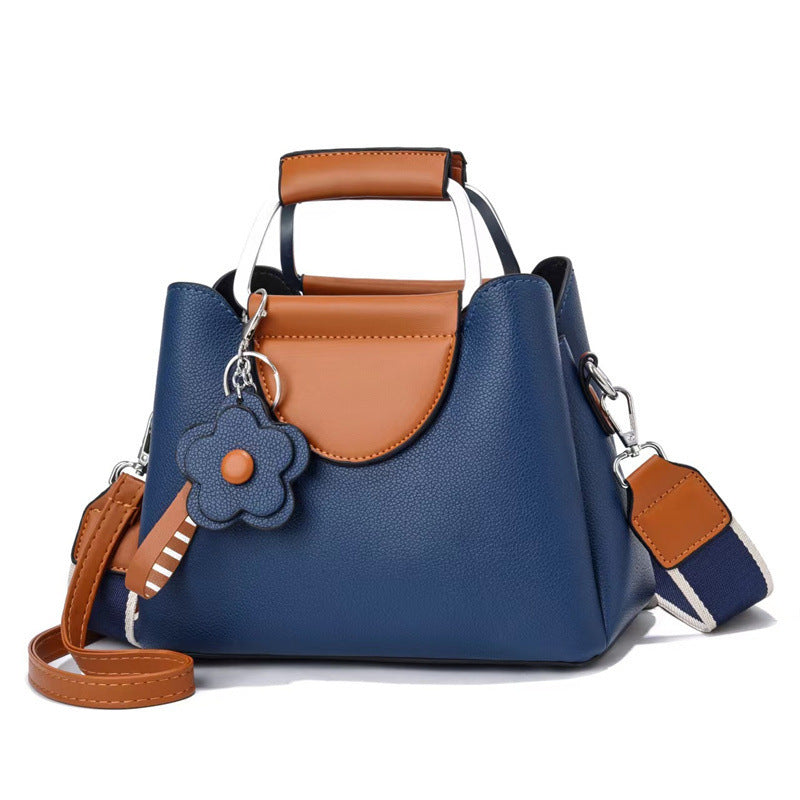 Wholesale PU Solid Color High-quality Large-capacity Shoulder Bag