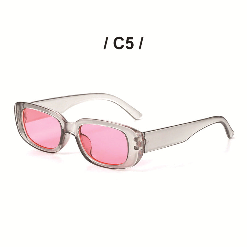 Wholesale PC Ladies Retro Small Frame Square Color Changing Sunglasses