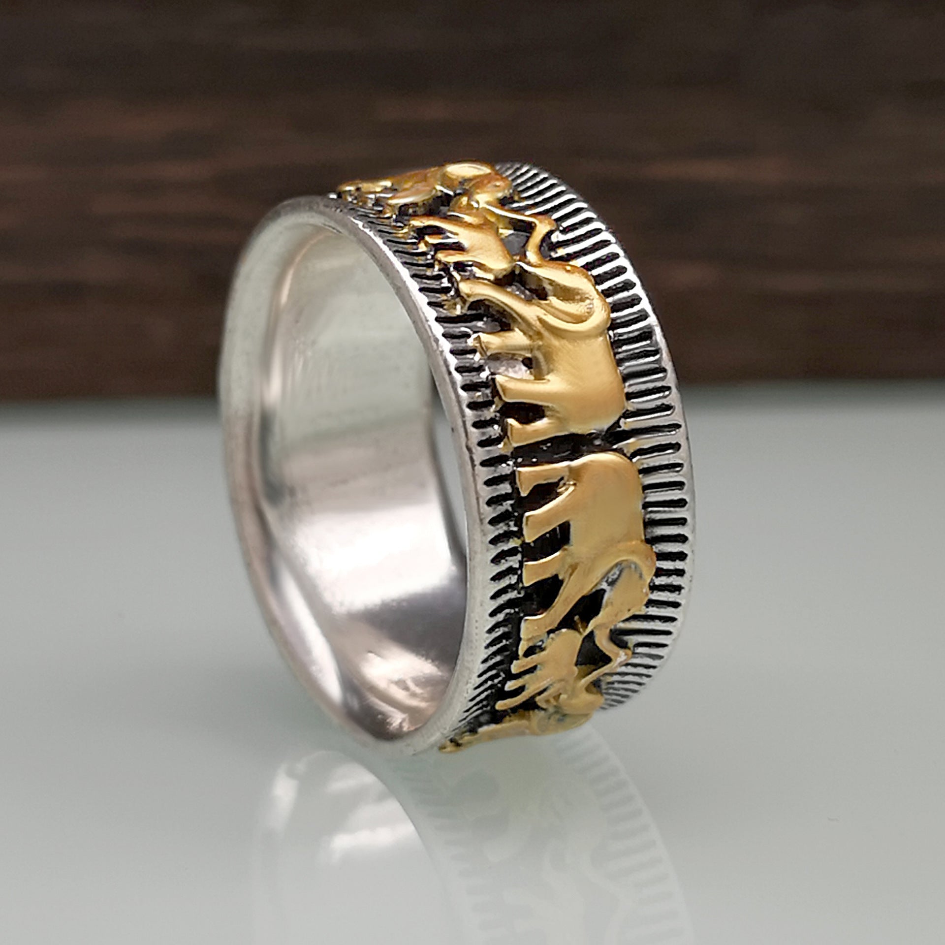 Wholesale Alloy Big and Small Elephant Rings