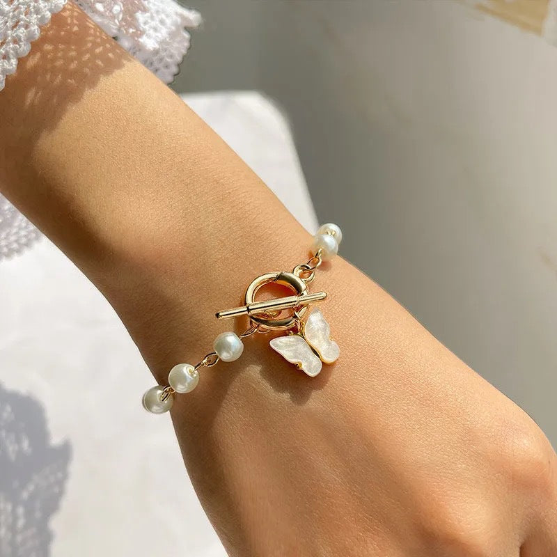 Wholesale Vintage Butterfly Alloy Bracelet