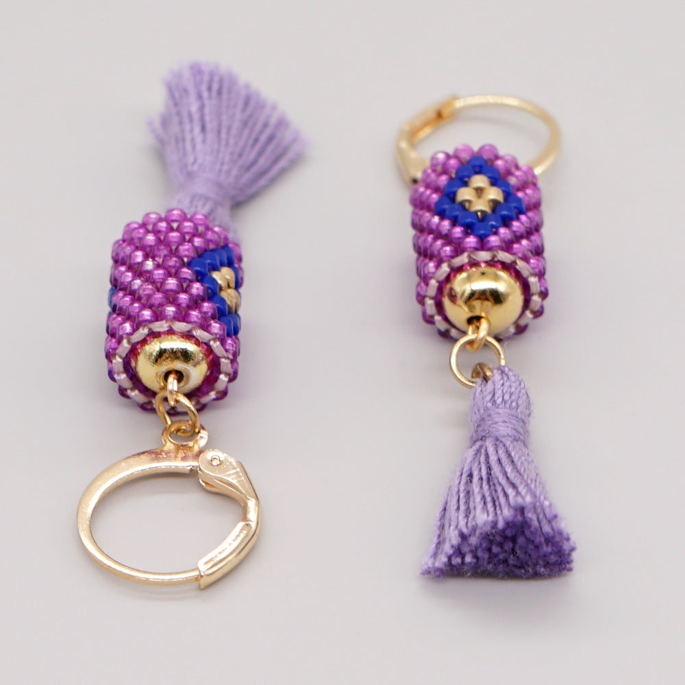 Wholesale Ethnic Style Tassel Beads Earrings