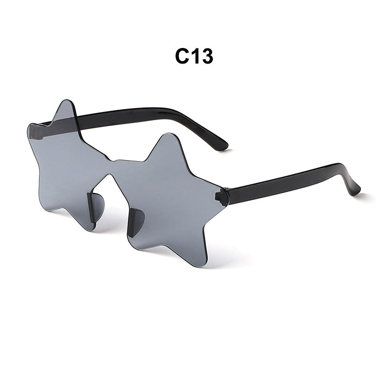 Wholesale PC Star Sunglasses Integrated Frameless Sunglasses