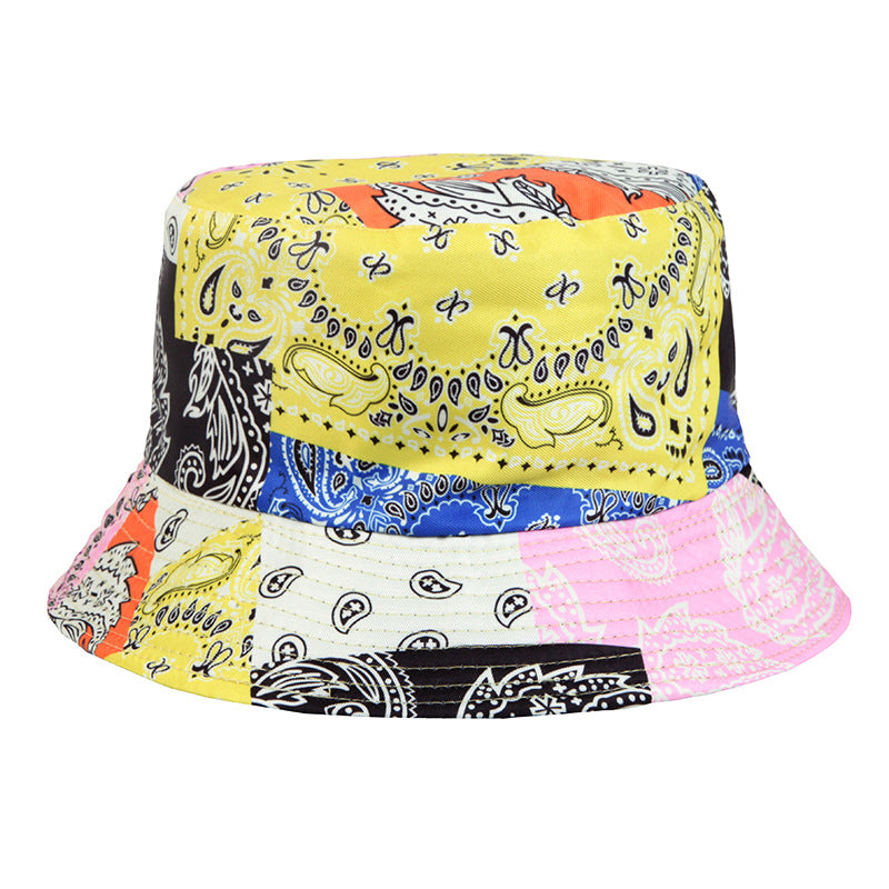 Wholesale Polyester Sunscreen Hat Sunshade Printed Bucket Hat