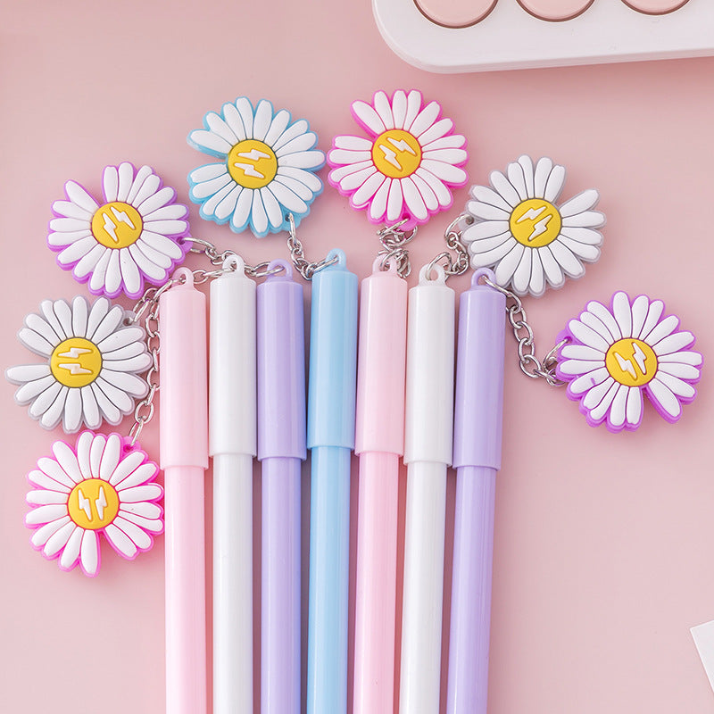 Wholesale Plastic Small Flower Pendant Ballpoint Pen