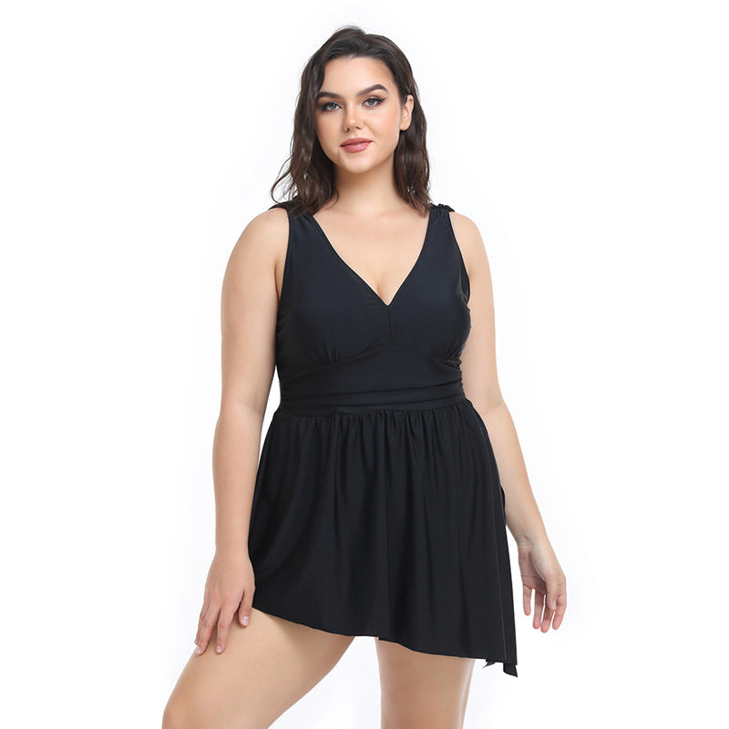 Wholesale Plus Size Ladies Polyester Swimwear