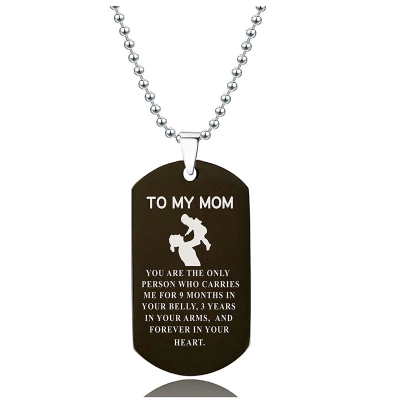 Wholesale Stainless Steel Holiday Gift Titanium Steel Necklace