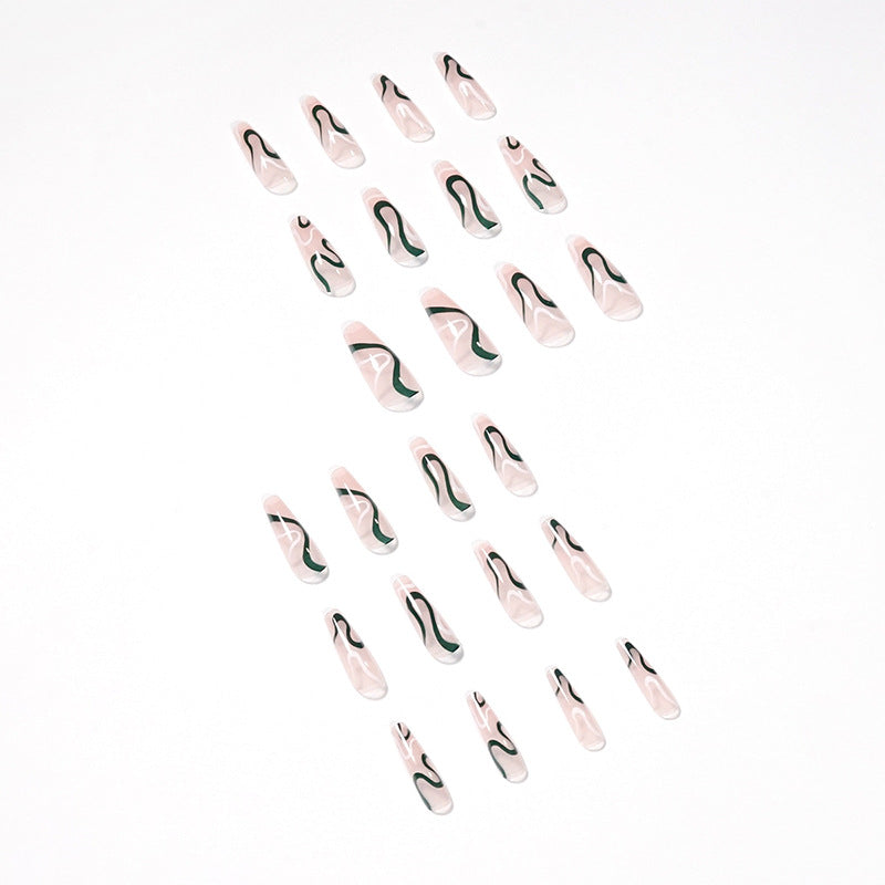 Armadura de larga duración de rayas onduladas en blanco y negro de plástico al por mayor