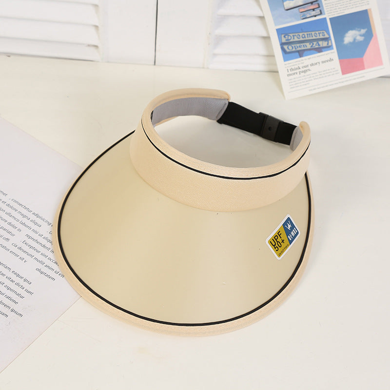 Wholesale Plastic Big Brim Sunshade Empty Hat