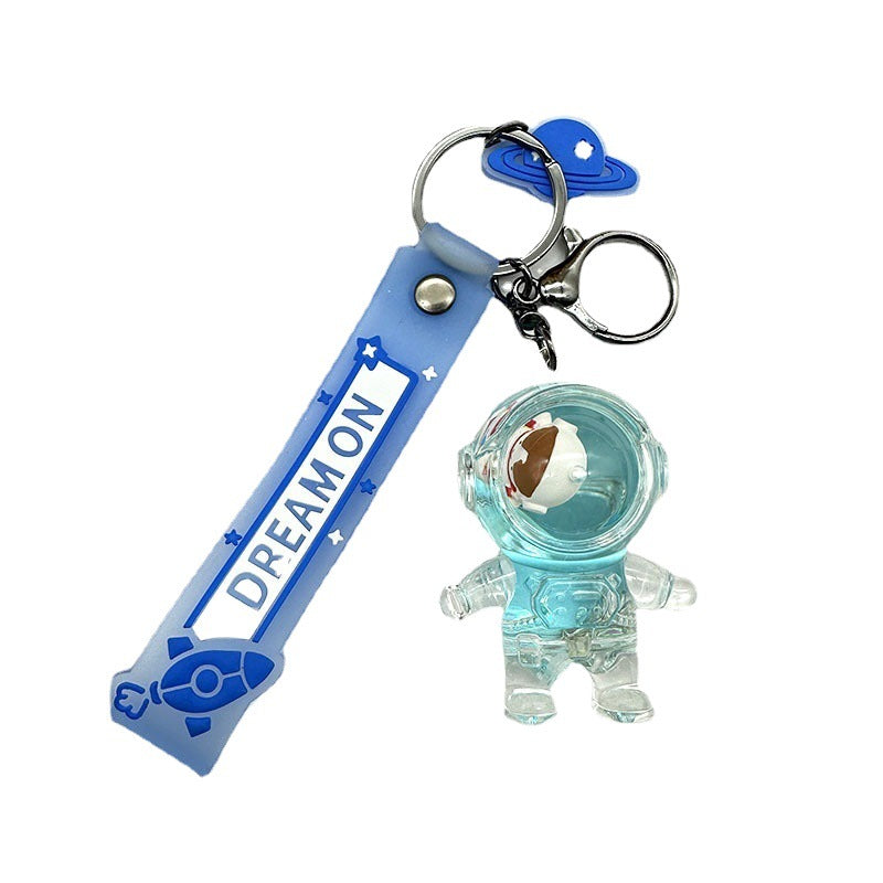 Wholesale Astronaut Quicksand Bottles Plastic Keychains