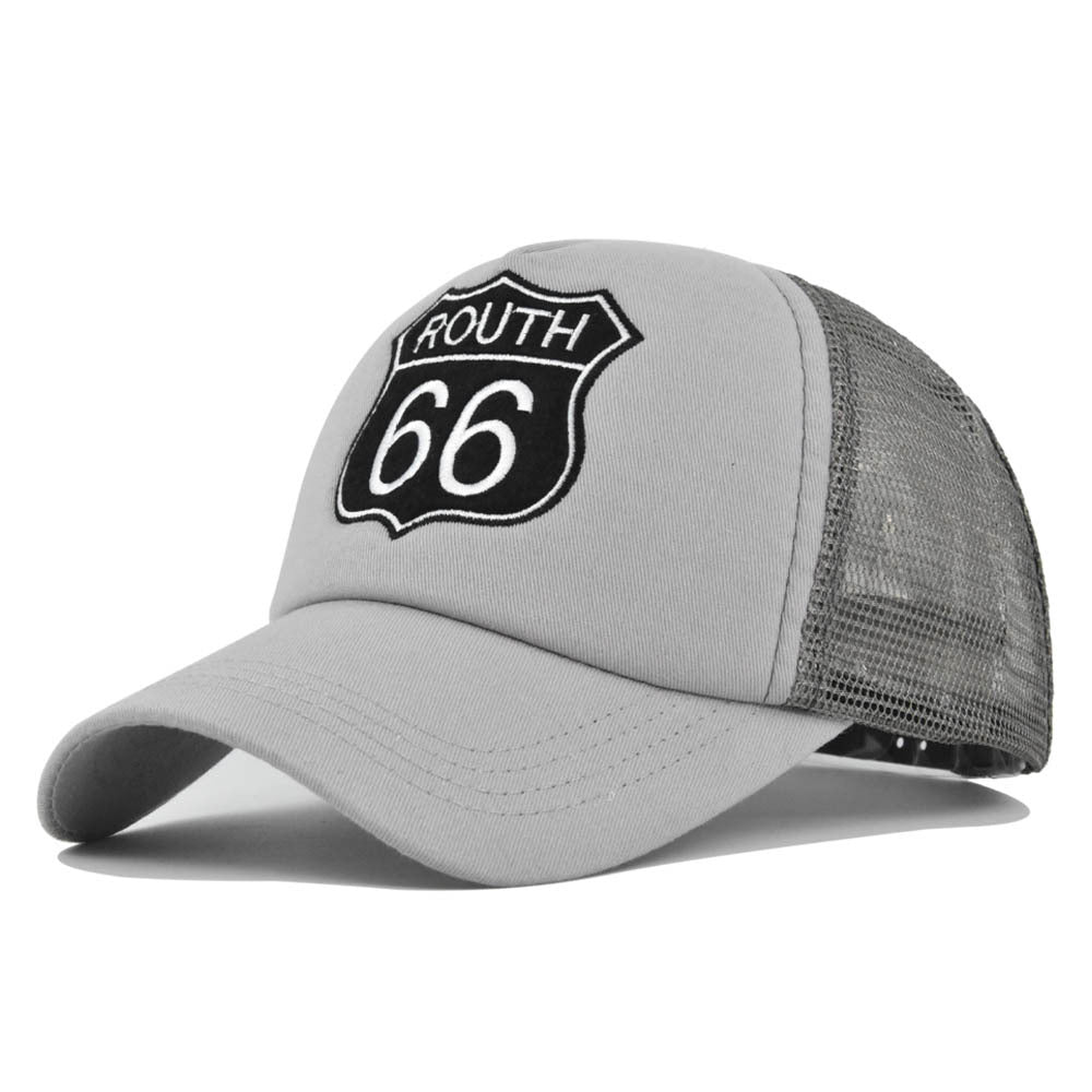 Wholesale Route 66 Embroidered Cotton Hat