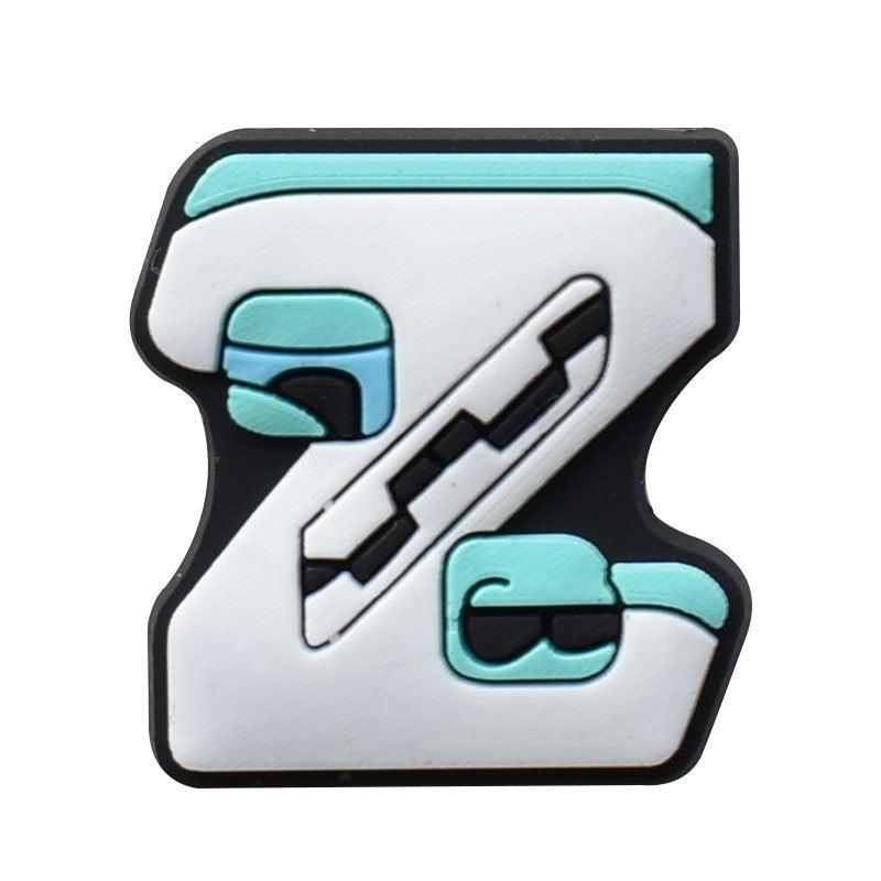 Wholesale 100PCS Animal Alphabet Shoes Flower PVC Decorations