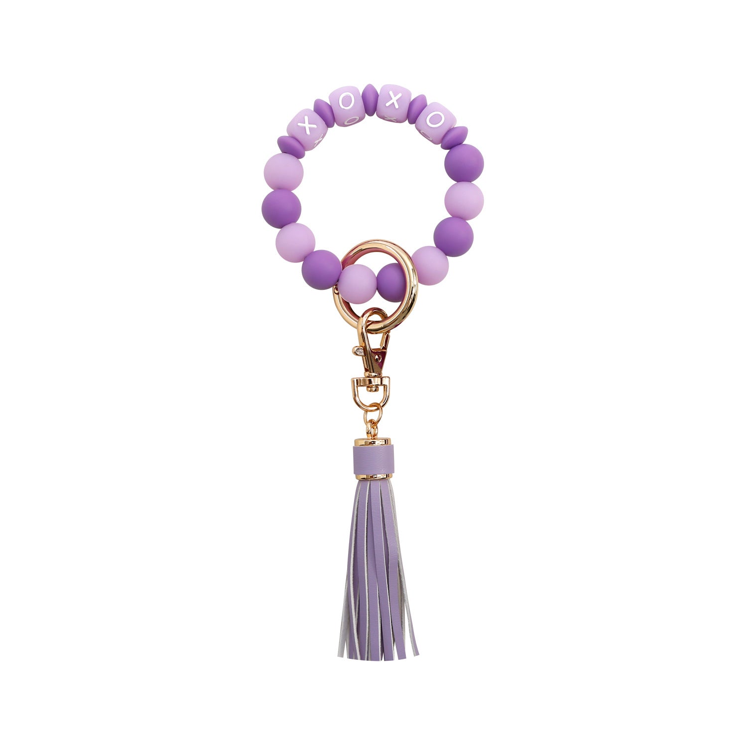 Wholesale PU Wrist Keychain Color Luminous