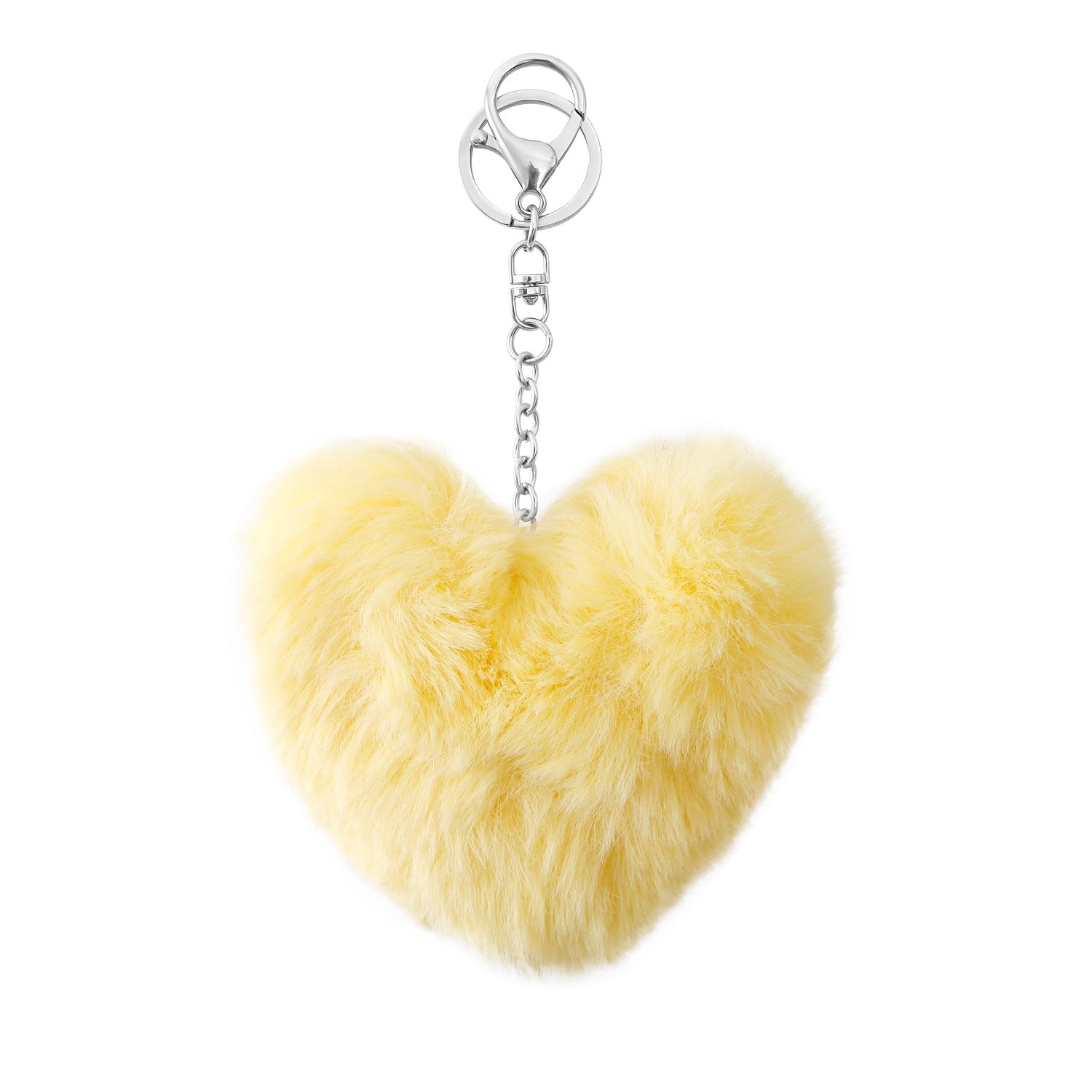 Wholesale Love Hair Ball Tassel Keychain Women Bag Pendant OLY-KC-JM008