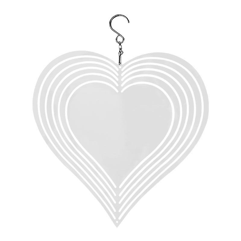 Wholesale DIY Double Sided White Aluminum Wind Chimes