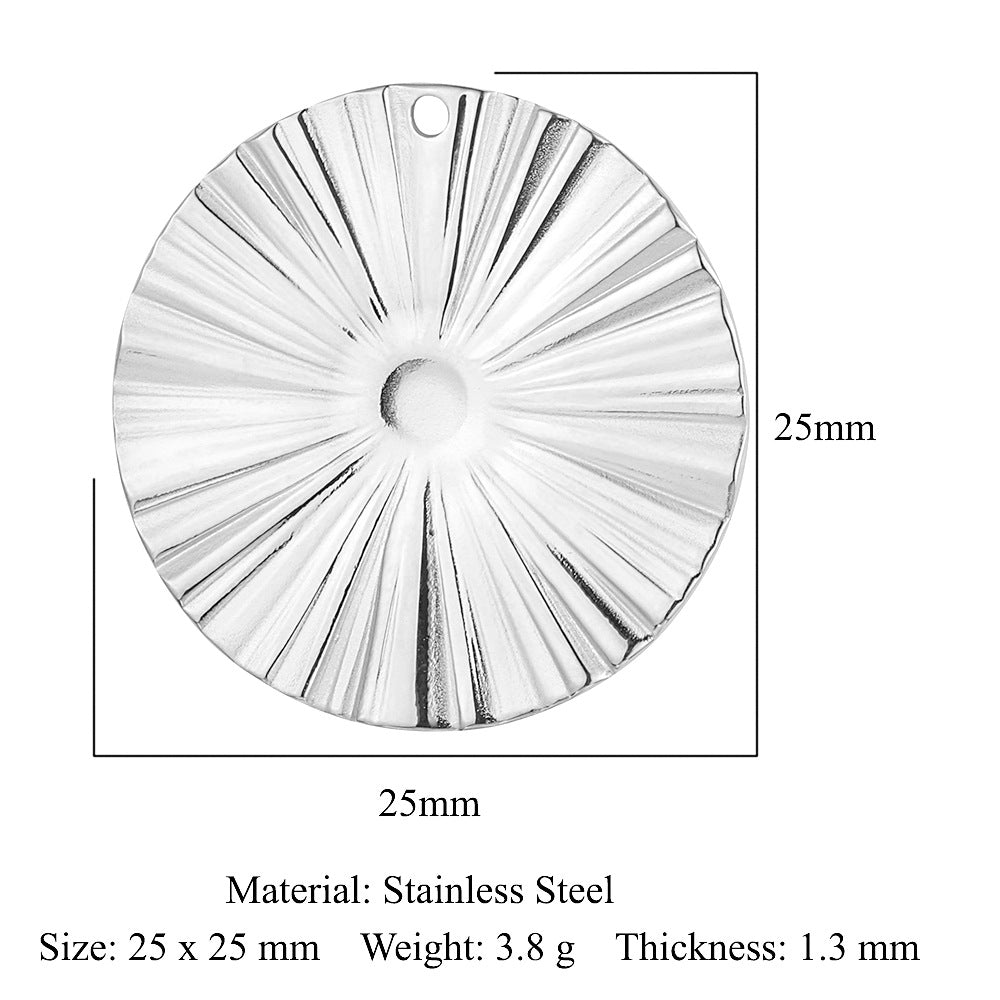 Wholesale Round Vintage Titanium Steel Necklaces