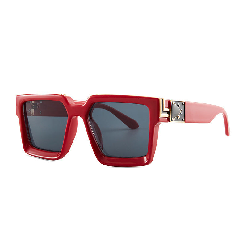Wholesale PC Unisex Square Frame Sunglasses