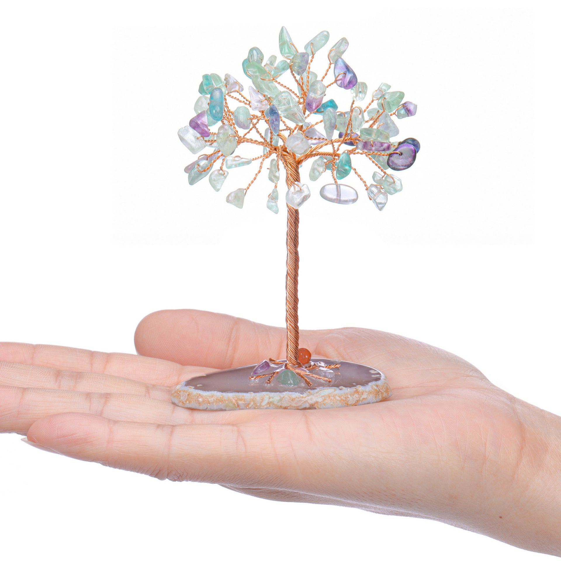 Wholesale Colorful Gravel Winding Tree Decorations