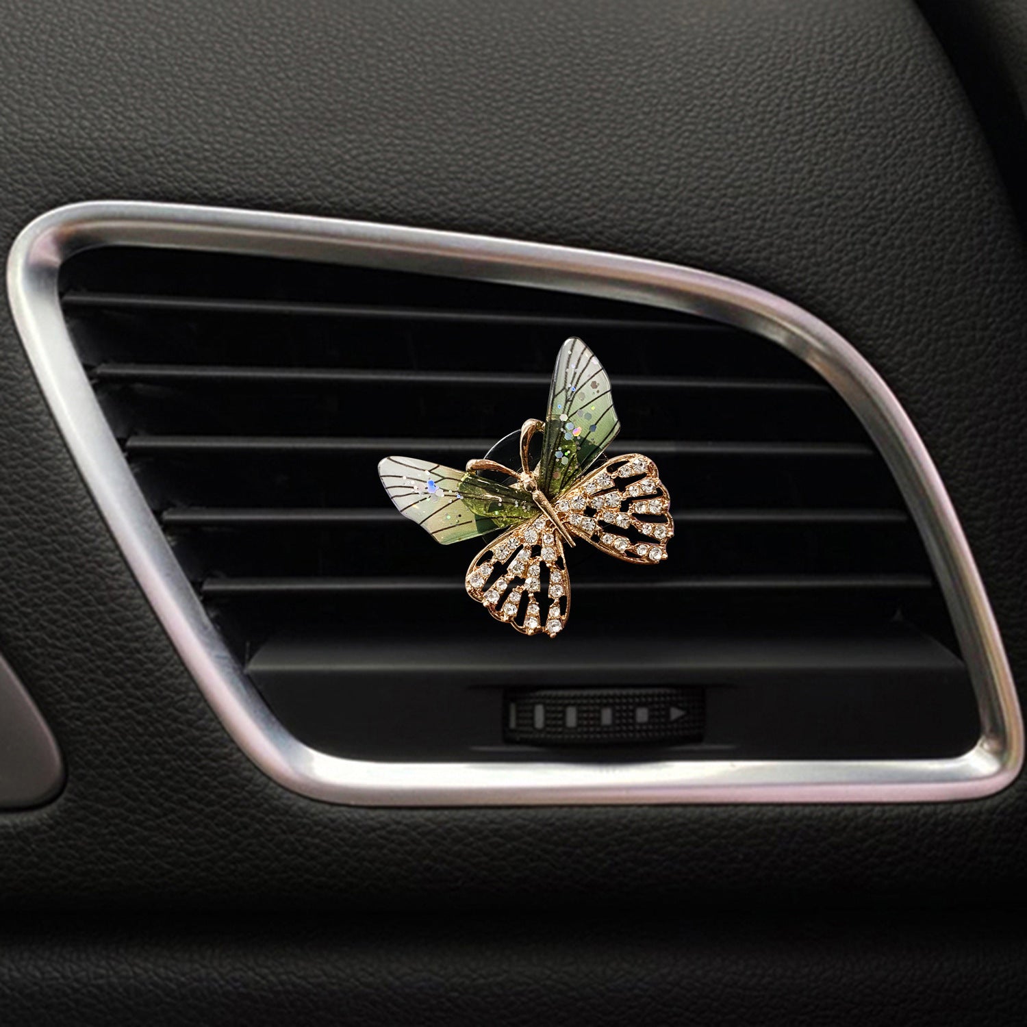 Clip al por mayor de la decoración del perfume del coche de la libélula de la mariposa del metal