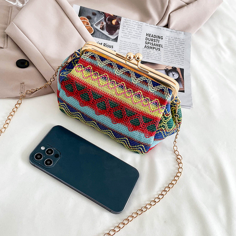 Wholesale PU Straw Seashell Shoulder Bag