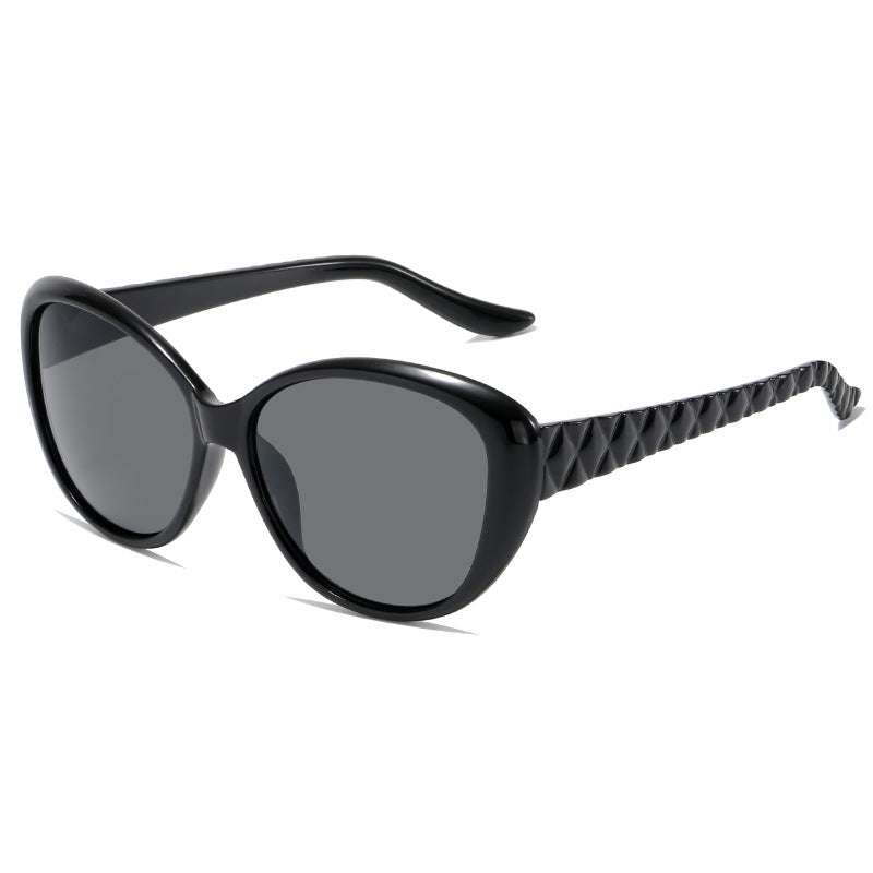 Wholesale Retro Round Big Frame PC Sunglasses