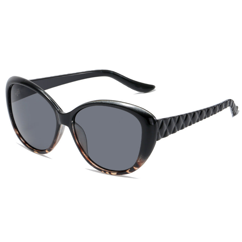 Wholesale Retro Round Big Frame PC Sunglasses