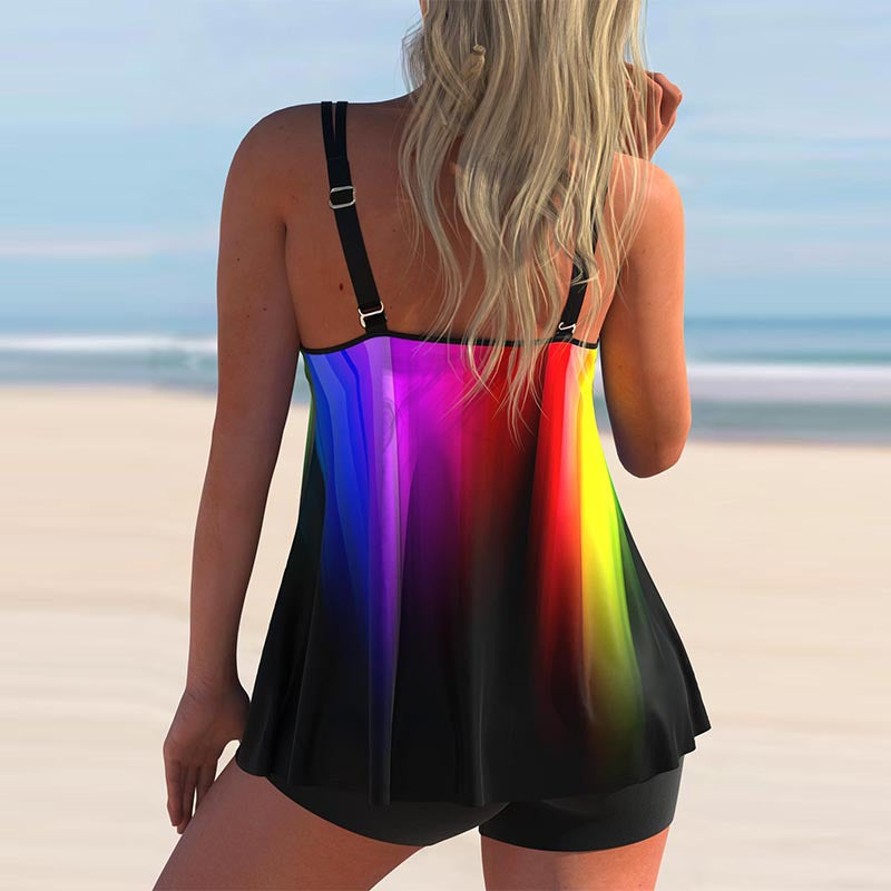 Trasas al por mayor de dobles de hombro con trajes de baño de trajes